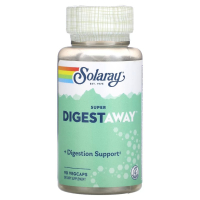 Купить Solaray, Super Digestaway, смесь пищеварительных ферментов, 90 вегетарианских капсул