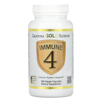 Купить California Gold Nutrition, Immune 4, средство для укрепления иммунитета, 180 растительных капсул