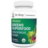 Sotib oling Dr. Berg, Organic Greens Superfood, 250 tabletka
