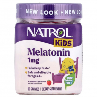 Купить Natrol, Kids, мелатонин, melatonin, для детей от 4 лет, 60 конфет