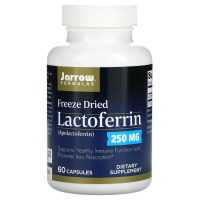 Купить Jarrow Formulas, Лактоферрин, сублимированный, Lactoferrin, 250 мг, 60 капсул