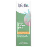 Life-flo, Жидкий йод плюс, Liquid Iodine Plus, вкус апельсина, 2 жид.унции (59 мл)