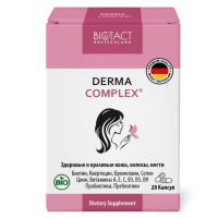 Купить Biotact Derma Complex, Комплекс для кожи, волос и ногтей, 20 капсул