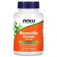 Купить NOW Foods, Экстракт босвеллии, Boswellia Extract, 250 мг, 120 вегетарианских капсул