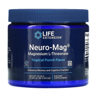 Купить Life Extension, Neuro-Mag, магний Л-треонат, вкус тропического пунша, 93,35 г