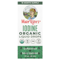 Купить MaryRuths, Potassium Iodide, органические капли с калий йодидом, 250 мкг, 30 мл