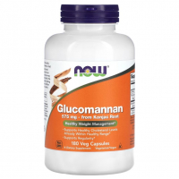 Sotib oling NOW Foods, Glucomannan, 575 mg, 180 vegeterian kapsula