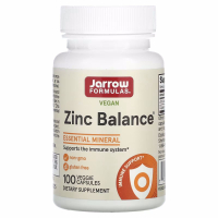 Купить Jarrow Formulas, Zinc Balance, 15 мг, 100 вегетарианских капсул