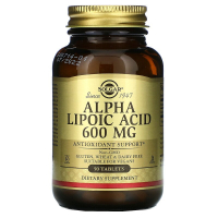 Solgar, альфа-липоевая кислота, 600 мг, 50 таблеток