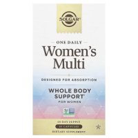 Купить Solgar, One Daily Multi, мультивитамины для женщин, 60 капсул