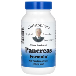 Купить Christophers Original Formulas, Pancreas Formula, 100 вегетарианских капсул