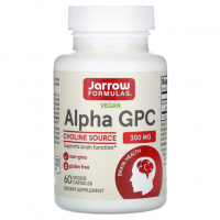 Купить Jarrow Formulas, Alpha GPC, 300 мг, 60 растительных капсул