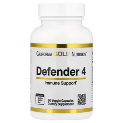 Sotib oling California Gold Nutrition, Immune Support Defender 4, 180 ta sabzavotli kapsulalar
