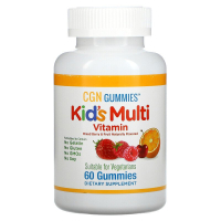 California Gold Nutrition, Поливитамины для детей в жевательных таблетках, без желатина, с ягодным и фруктовым вкусами, 60 жевательных таблеток