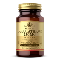 Solgar, Восстановленный L-глутатион, 250 мг, 30 растительных капсул