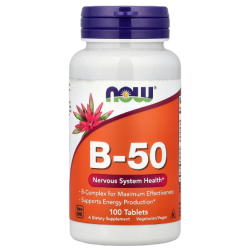 Купить NOW Foods, B-50, 100 таблеток
