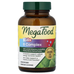 Купить MegaFood, Kids B Complex, Комплекс витаминов группы B для детей, 30 таблеток