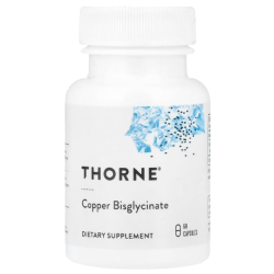 Купить Thorne, Copper Bisglycinate, бисглицинат меди, 60 капсул