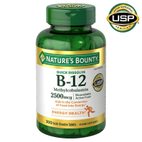 Купить Витамин B-12 Nature's Bounty 2500 mcg, 300 таблеток