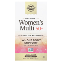 Купить Solgar, One Daily Womens Multi, мультивитамины для женщин старше 50 лет, 60 капсул