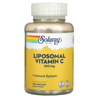 Solaray, липосомальный витамин С, 500 мг, 100 растительных капсул