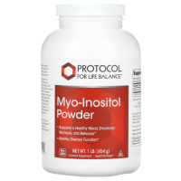 Купить Protocol for Life Balance, Myo-Inositol powder, Мио-инозитольный порошок, 454 г