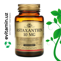 Solgar, Астаксантин, 10 мг, 30 мягких желатиновых капсул