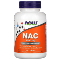 Now Foods, NAC (N-ацетилцистеин), 600 мг, 100 растительных капсул