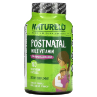 Купить NATURELO, Postnatal Multivitamin for Breastfeeding Moms, мультивитамины для послеродового периода для кормящих мам, 180 Vegetarian Capsules