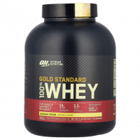 Sotib oling Optimum Nutrition, 100% Whey Protein, Zardob oqsili, bananli krem, 2.27 kg