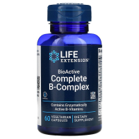 Купить Life Extension, биоактивный комплекс витаминов группы B, Complete B-Complex, 60 капсул