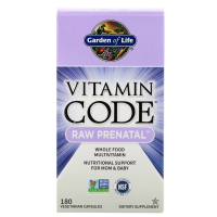 Купить Garden of Life, Vitamin Code, RAW Prenatal, 180 вегетарианских капсул