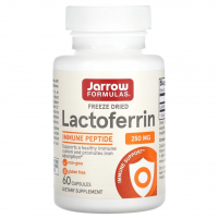 Купить Jarrow Formulas, Лактоферрин, сублимированный, Lactoferrin, 250 мг, 60 капсул