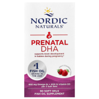 Sotib oling Nordic Naturals, Prenatal DHA, qulupnay ta'mli, 90 kapsula