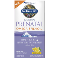 Купить Garden of Life, Prenatal Omega-3 fish oil, 30 softgels