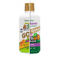 Купить Nature's Plus, Source of Life, Gold Liquid, мультивитаминная добавка, тропические фрукты, 887,1 мл (30 жидк. унций)