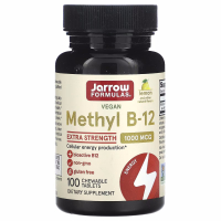 Купить Jarrow Formulas, Methyl B-12, Метил B12, лимон, 1000 мкг, 100 жевательных таблеток