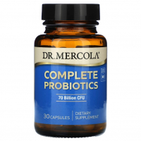 Купить Dr. Mercola, Полноценные пробиотики, 70 млрд КОЕ, 30 капсул