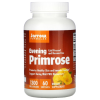 Jarrow Formulas, Evening Primrose, примула вечерняя, 1300 мг, 60 капсул