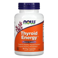 Купить NOW Foods, Thyroid Energy, 90 растительных капсул