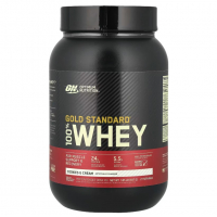 Sotib oling Optimum Nutrition, 100% Whey Protein, Zardob oqsili, pecheniye va qaymoq, 837 g
