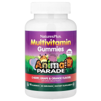 Sotib oling NaturesPlus, Animal Parade, Multivitamin, turli xil ta'mli, 90 marmelad