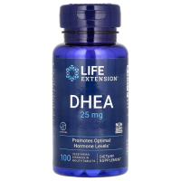 Купить Life Extension, DHEA, ДГЭА, 25 мг, 100 вегетарианских таблеток
