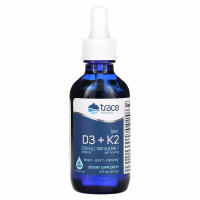 Sotib oling Trace Minerals, ionli D3 + K2, 125 mkg (5000 IU), 59 ml