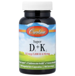 Carlson, Super D3+K2 5000 IU, 90 вегетарианских капсул