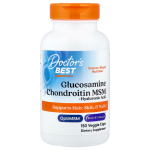 Doctors Best, глюкозамин, хондроитин и МСМ с гиалуроновой кислотой, Glucosamine Chondroitin MSM + Hyaluronic Acid, 150 вегетарианских капсул