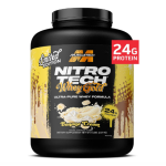 MuscleTech, Nitro-Tech, сывороточный протеин, банана крем, 2,27 кг